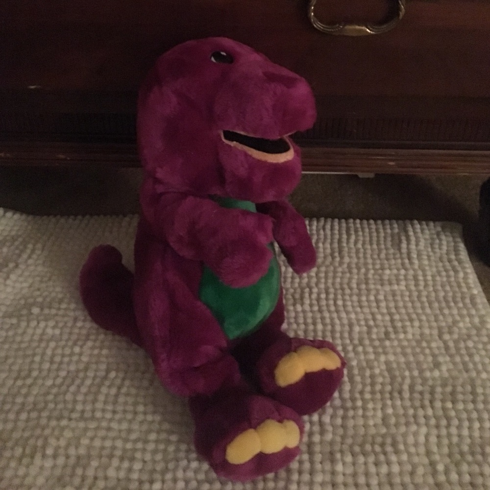 Barney stuffed animal