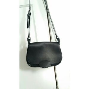 Black Leather Purse