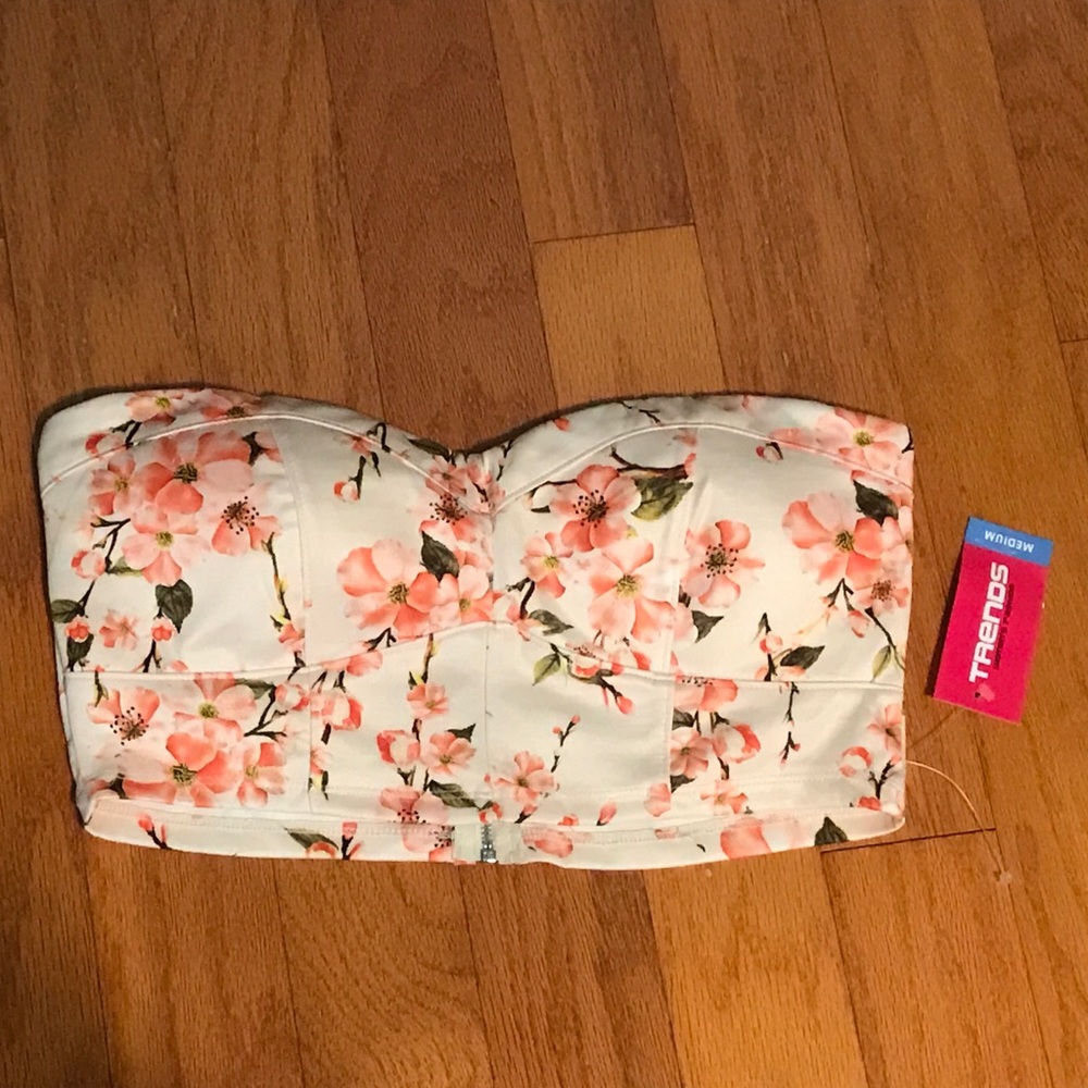 Floral crop top
