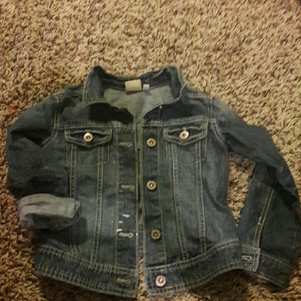 Lightly Distressed Mudd Jean jacket