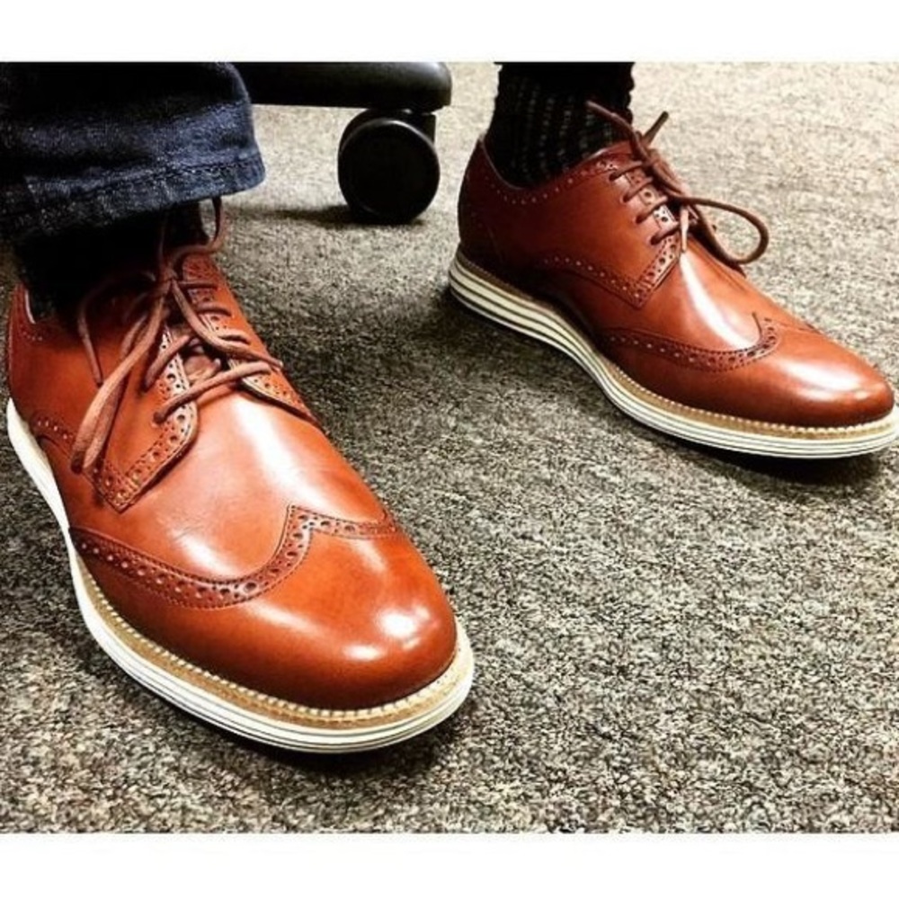 Cole Haan Original Grand Long Wingtip Oxford