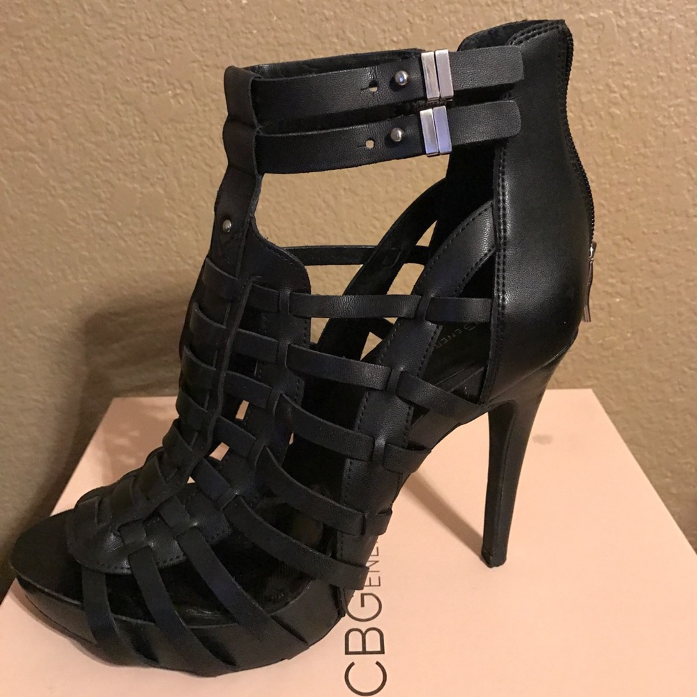 BCBG Gladiator Heels Size 9.5