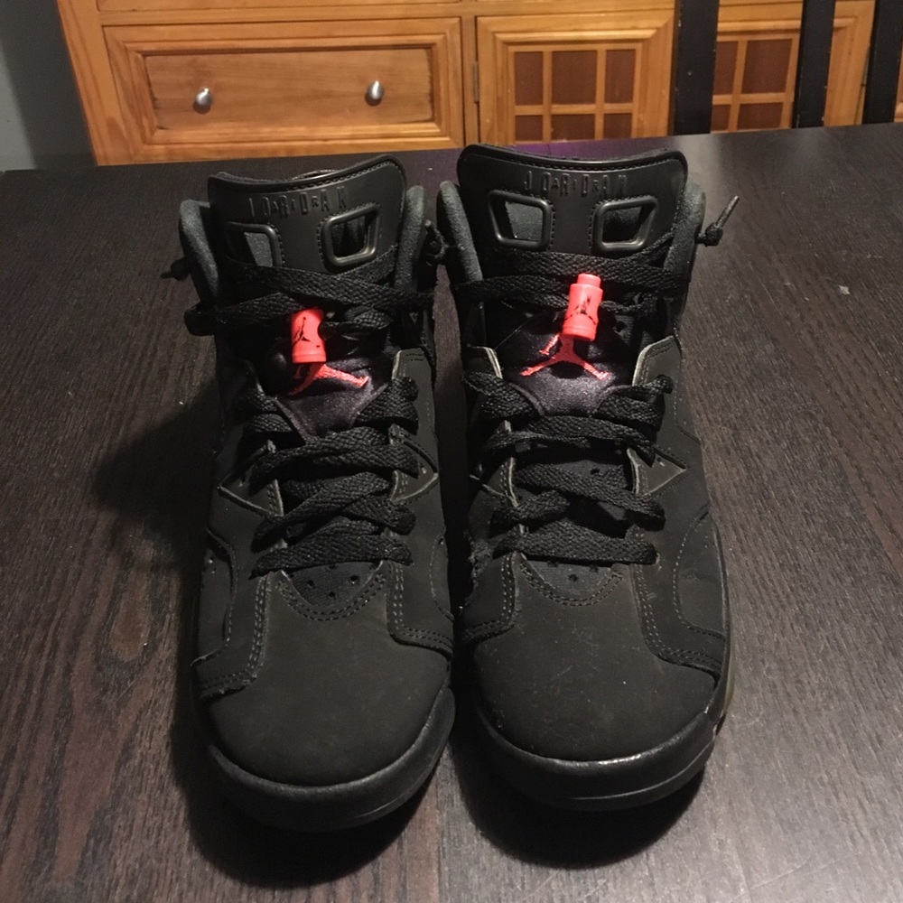 Nike Air Jordan 6 Retro BG "Infrared" Black