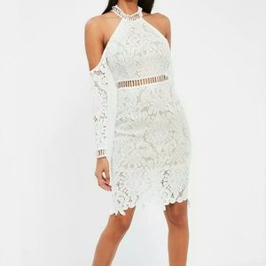 Sexy White Missguided lace dress