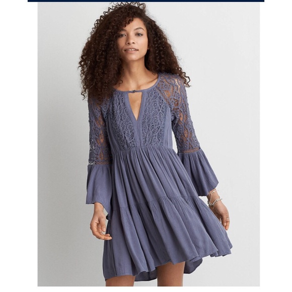American Eagle Outfitters Dresses & Skirts - 🌸🌷American Eagle Outfitters Tiered Keyhole Dress