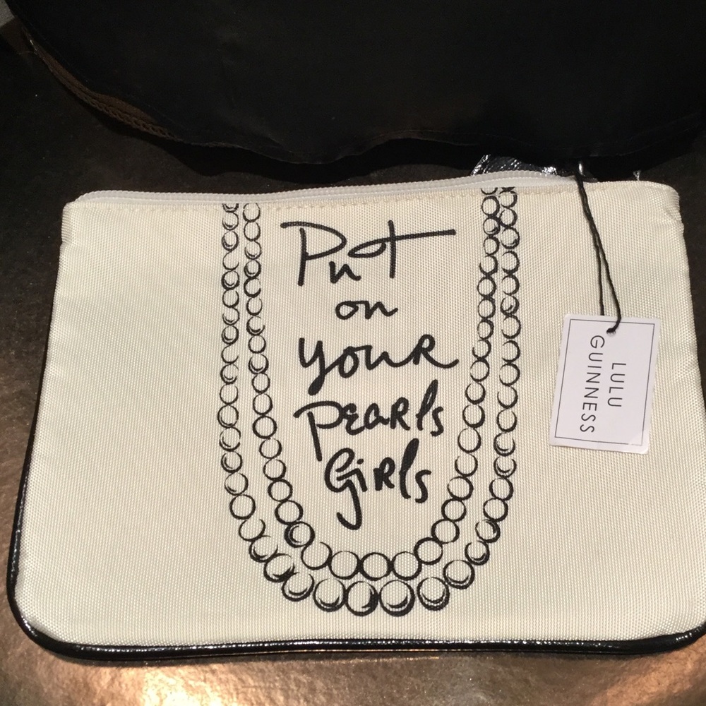 Lulu Guinness Makeup Bag or Jewelry Pouch
