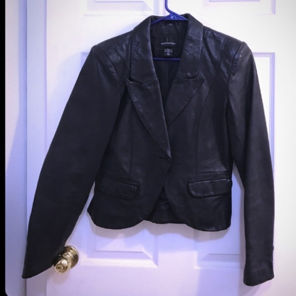 VS Leather Jacket 🖤 - Picture 2 of 6