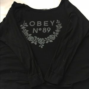 Obey long sleeve shirt