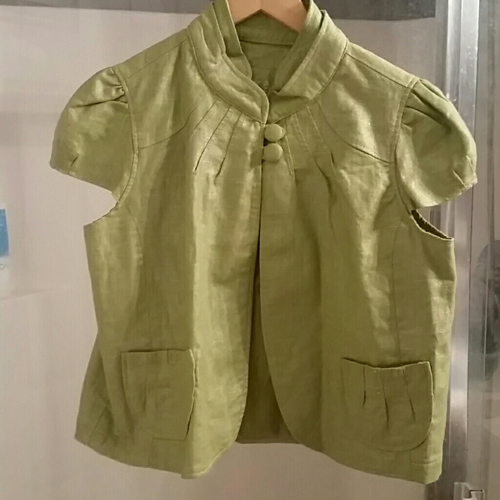LAL Green Metallic Blazer!