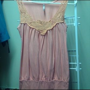Crochet top tank