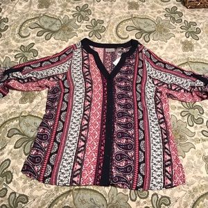 Paisley button down sz 22/24