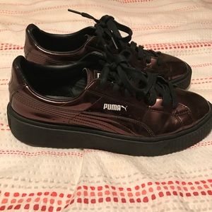 Bronze Metallic Puma Creepers