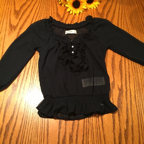 Abercrombie & Fitch Other - Abercrombie girls Navy sheer top. Size small