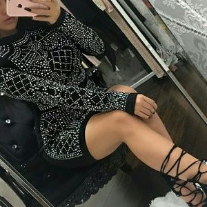 Balmain style dress