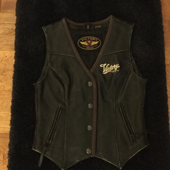 Victory leather vest clearance