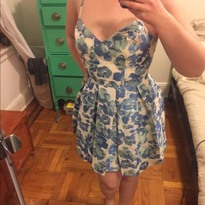 NWT Urban Outfitters White & Blue Cocktail Dress