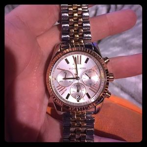 Michael kors two tone watch