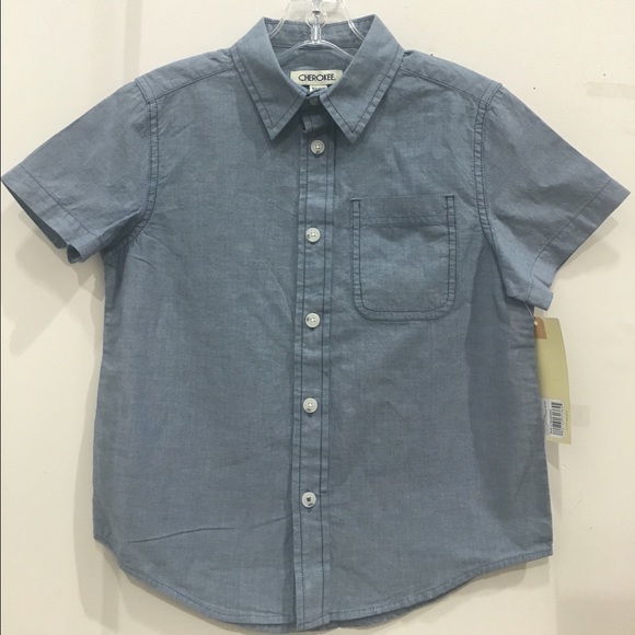 Toddler Chambray Button Up (for boys) - Picture 1 of 3