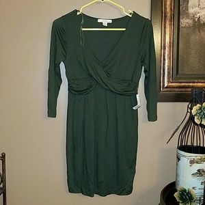 *SOLD* Forever 21 tunic crossover top - green