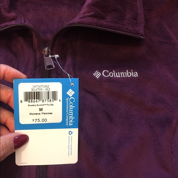 columbia blustery summit fleece jacket