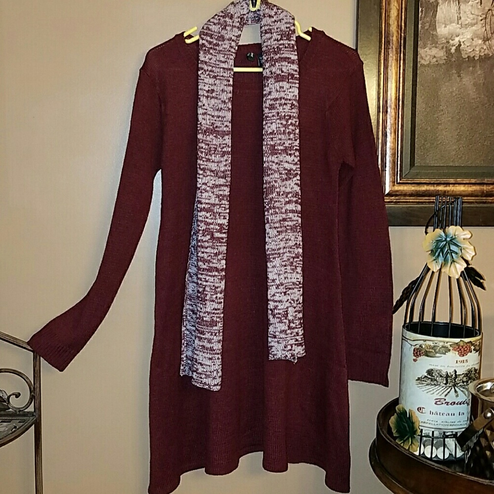 *SOLD* NEW burgundy sweater dress