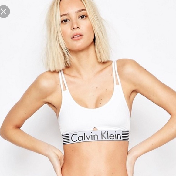 Calvin Klein Other - 🌴MAKE AN OFFER🌴Calvin Klein White Logo Bralette