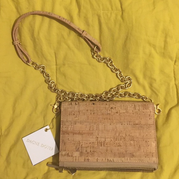 ❌SOLD❌ NWT Dagne Dover clutch walltet CORK color - Picture 2 of 4