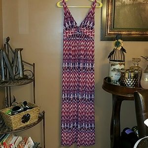 *SOLD* Purple pink maxi dress