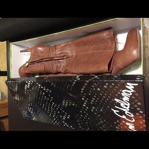 Sam Edelman Roula Knee High Boots, Mahogany Brown