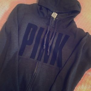 VS Pink Dark Gray Zip up