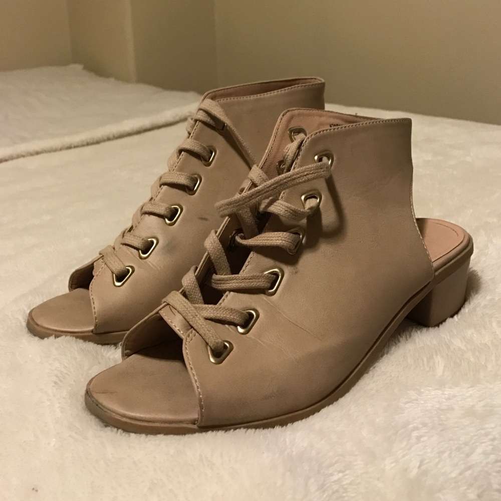 ❗️sold❗️TOPSHOP pink opentoed sandals