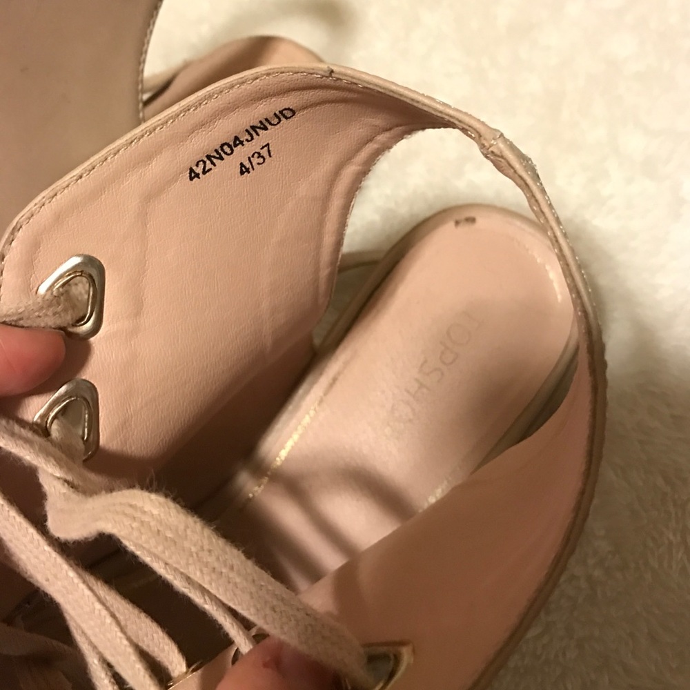 ❗️sold❗️TOPSHOP pink opentoed sandals - Picture 4 of 4