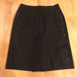 Sleek & professional black pencil skirt