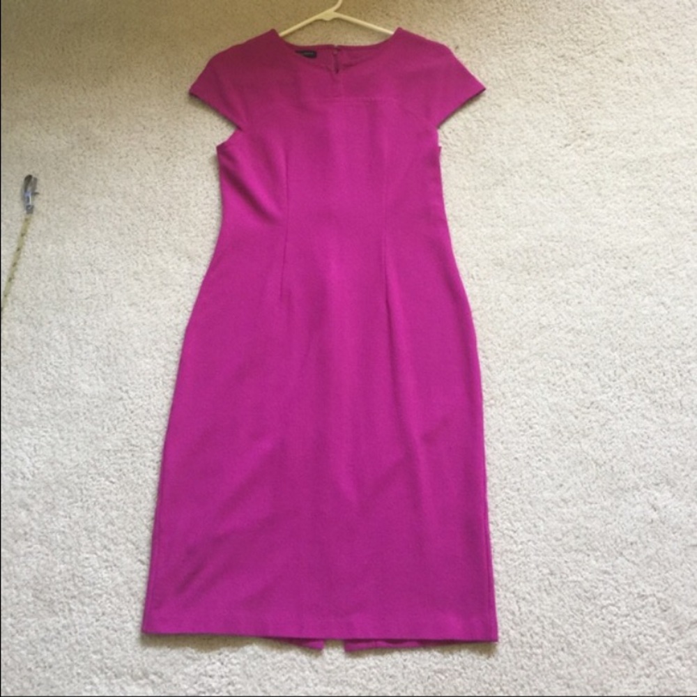 EUC Fuschia Talbots Dress Size 2.