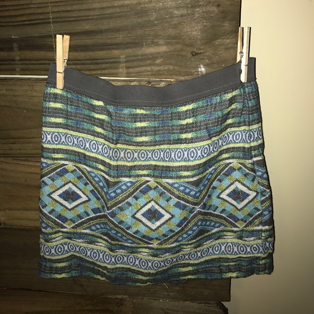 Aztec mini skirt!