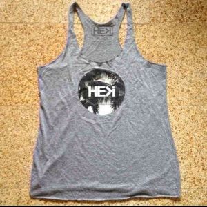 HE > i racer back tank top