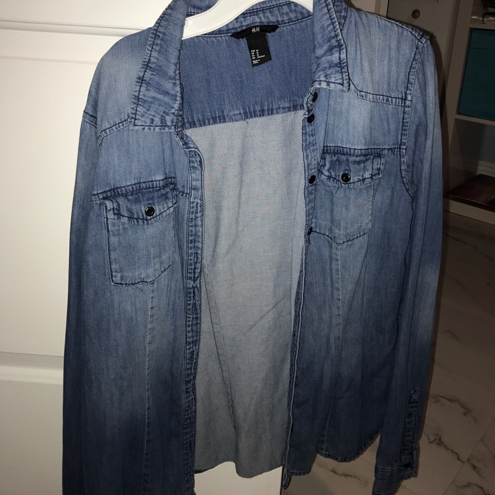 Long Sleeved jeans button down