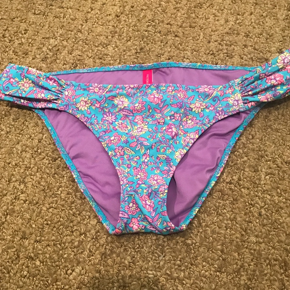 Victoria's Secret Floral Bikini Bottom Medium