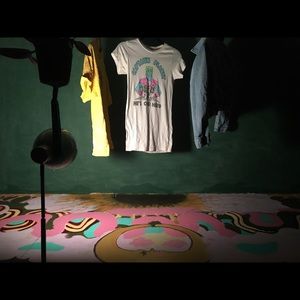 Worn out Captain Planet graphic tee