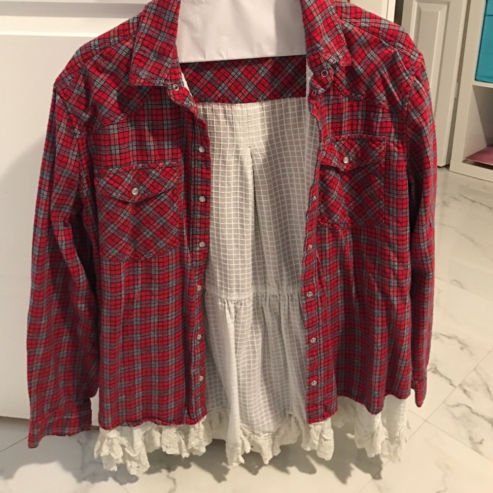 Long Sleeved flowy button down