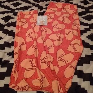 LuLaRoe Love Valentine Leggings - TC