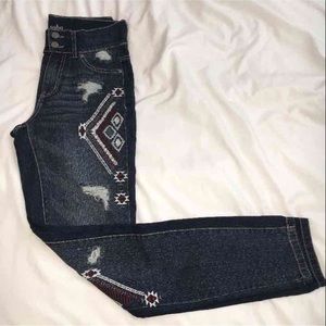Embroidered New York & Company Jeans