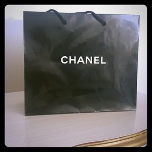 Chanel Black Paper Gift Bag