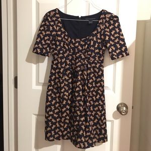 French Connection butterfly dress
