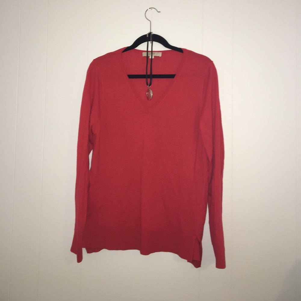 ✨SALE✨ LOFT Long Sleeve V Neck "Cashmere" Sweater