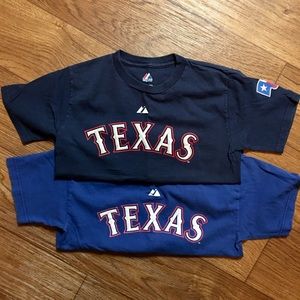 Texas Rangers Tees (2)
