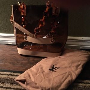 Louis Vuitton clear bag i