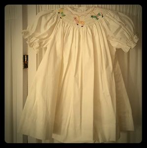 Baby smocked dress