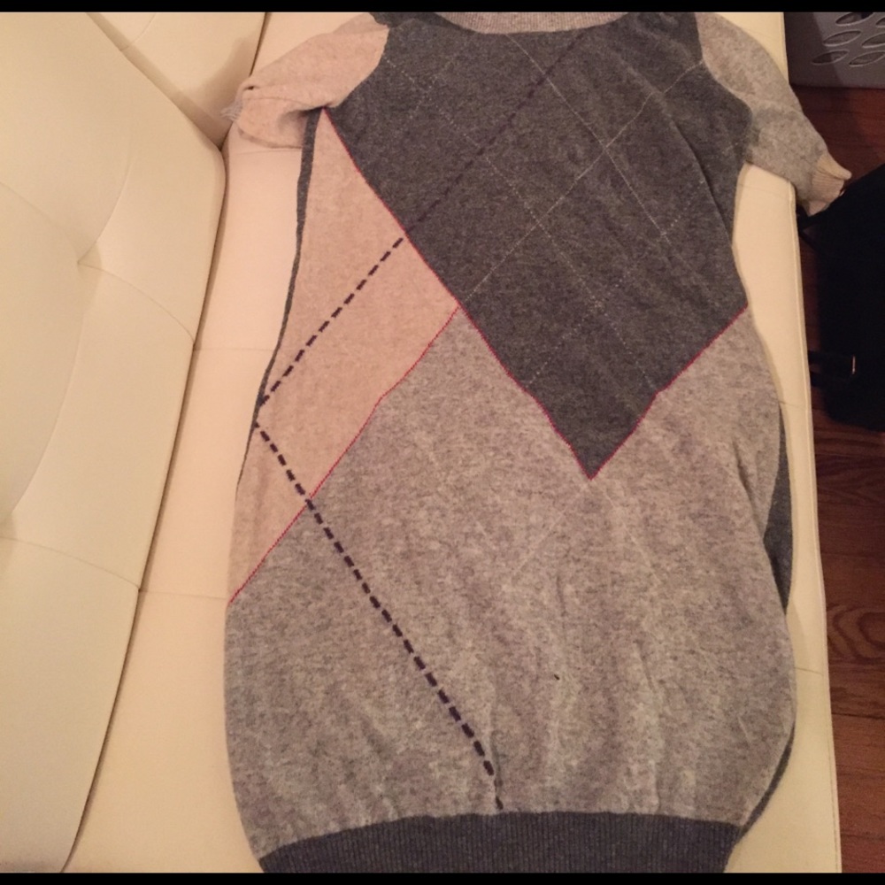 Turtle neck sweater dress