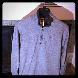 Men's Northface 3/4 zip sweater
